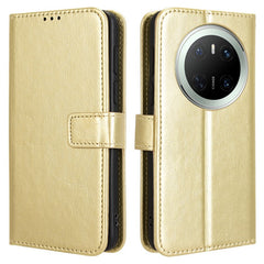 For Huawei Mate 70 Case Crazy Horse Texture PU Leather Phone Wallet Cove - TechGearPal