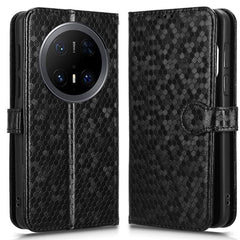 For Huawei Mate 70 Pro+ / 70 Pro Wallet Case Dot Pattern Imprint PU Leather Phone Cove - TechGearPal