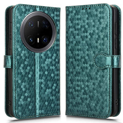 For Huawei Mate 70 Pro+ / 70 Pro Wallet Case Dot Pattern Imprint PU Leather Phone Cove - TechGearPal
