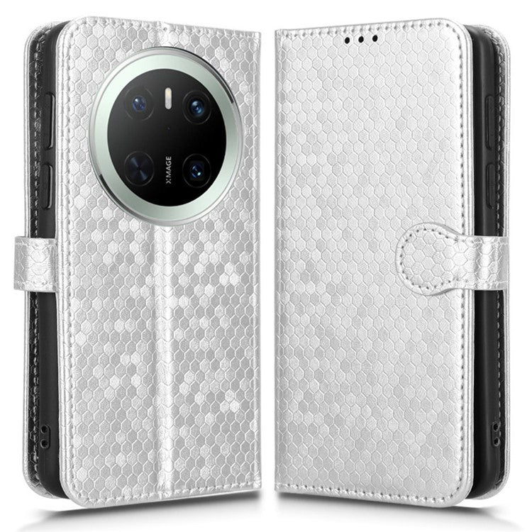 For Huawei Mate 70 Wallet Case Dot Pattern Imprint PU Leather Phone Cove - TechGearPal