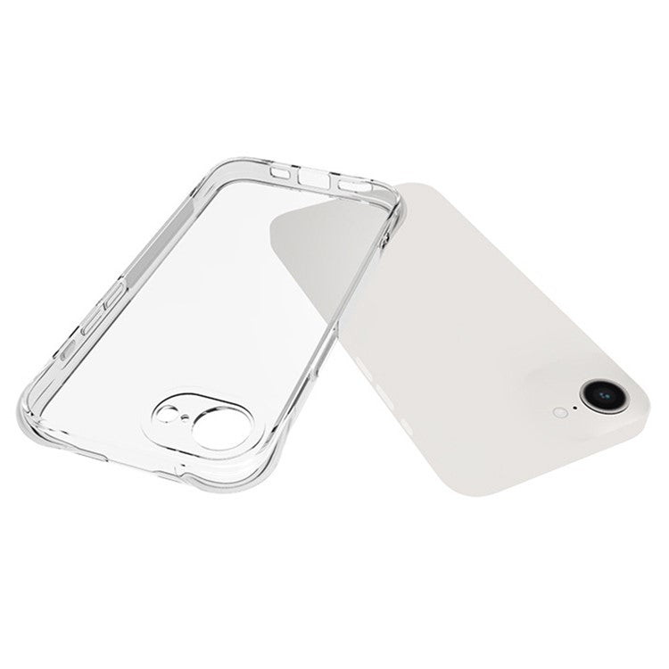 For iPhone 16e TPU Phone Case Non-Slip Transparent Mobile Phone Cover - TechGearPal