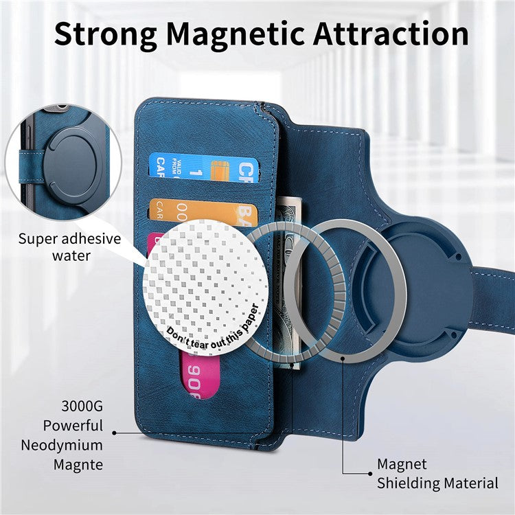 CASENEO MW-03 For iPhone 14 Case with Detachable Wallet Leather+TPU Phone Cove - TechGearPal