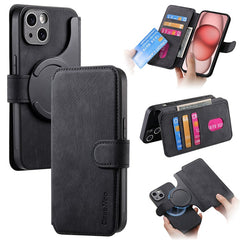 CASENEO MW-03 For iPhone 14 Case with Detachable Wallet Leather+TPU Phone Cove - TechGearPal