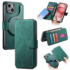 CASENEO MW-03 For iPhone 14 Case with Detachable Wallet Leather+TPU Phone Cove - TechGearPal