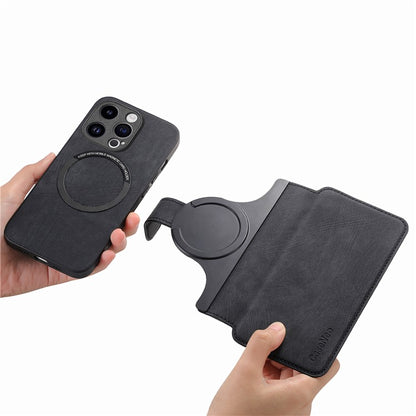 CASENEO MW-03 For iPhone 15 Pro Max Case with Detachable Wallet Leather+TPU Phone Cover - TechGearPal