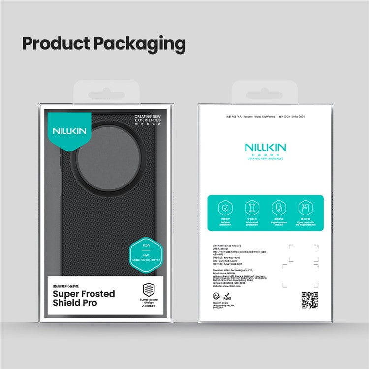 NILLKIN Frosted Shield Pro For Huawei Mate 70 Pro+  /  Mate 70 Pro Case Matte PC+TPU Phone Cover - TechGearPal