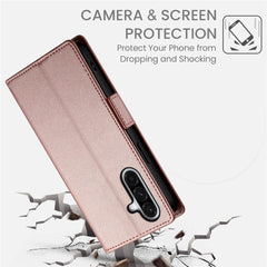 DF-010 For Samsung Galaxy A56 5G Stand Case PU Leather Wallet Phone Cover