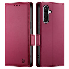 DF-010 For Samsung Galaxy A56 5G Stand Case PU Leather Wallet Phone Cover