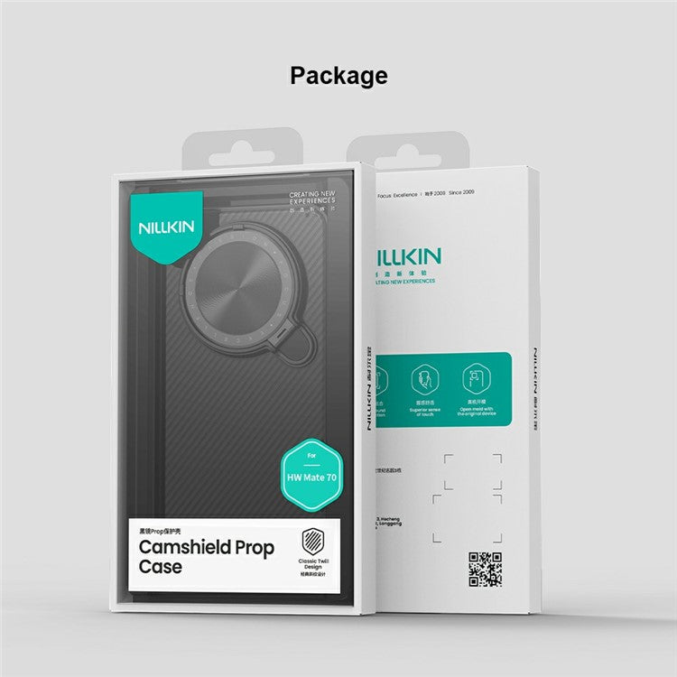 NILLKIN Camshield Prop Series for Huawei Mate 70 Case Translucent Slide Camera Protection PC + TPU Phone Cover - TechGearPal