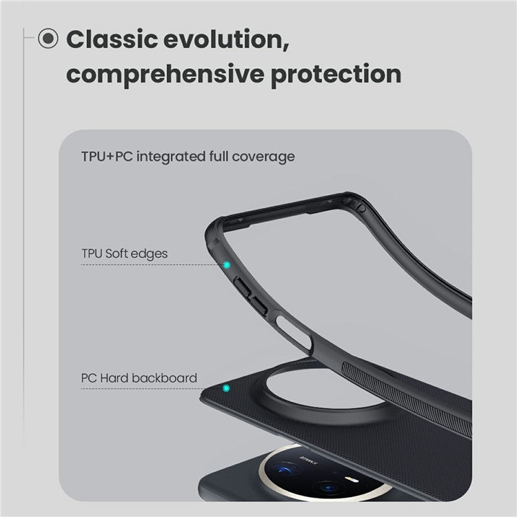 NILLKIN Frosted Shield Pro for Huawei Mate 70 Pro  /  Mate 70 Pro+ Case Compatible with MagSafe PC+TPU Phone Cover - TechGearPal