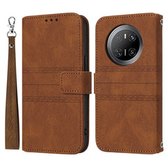 For Huawei Mate 70 Case Wallet Skin-Touch Leather Imprinted Phone Cove - TechGearPal