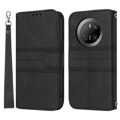 For Huawei Mate 70 Case Wallet Skin-Touch Leather Imprinted Phone Cove - TechGearPal