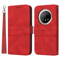 For Huawei Mate 70 Pro / Mate 70 Pro+ Case Wallet Skin-Touch Leather Imprinted Phone Cove - TechGearPal