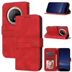 For Huawei Mate 70 Pro / Mate 70 Pro+ Case Wallet Skin-Touch Leather Imprinted Phone Cove - TechGearPal