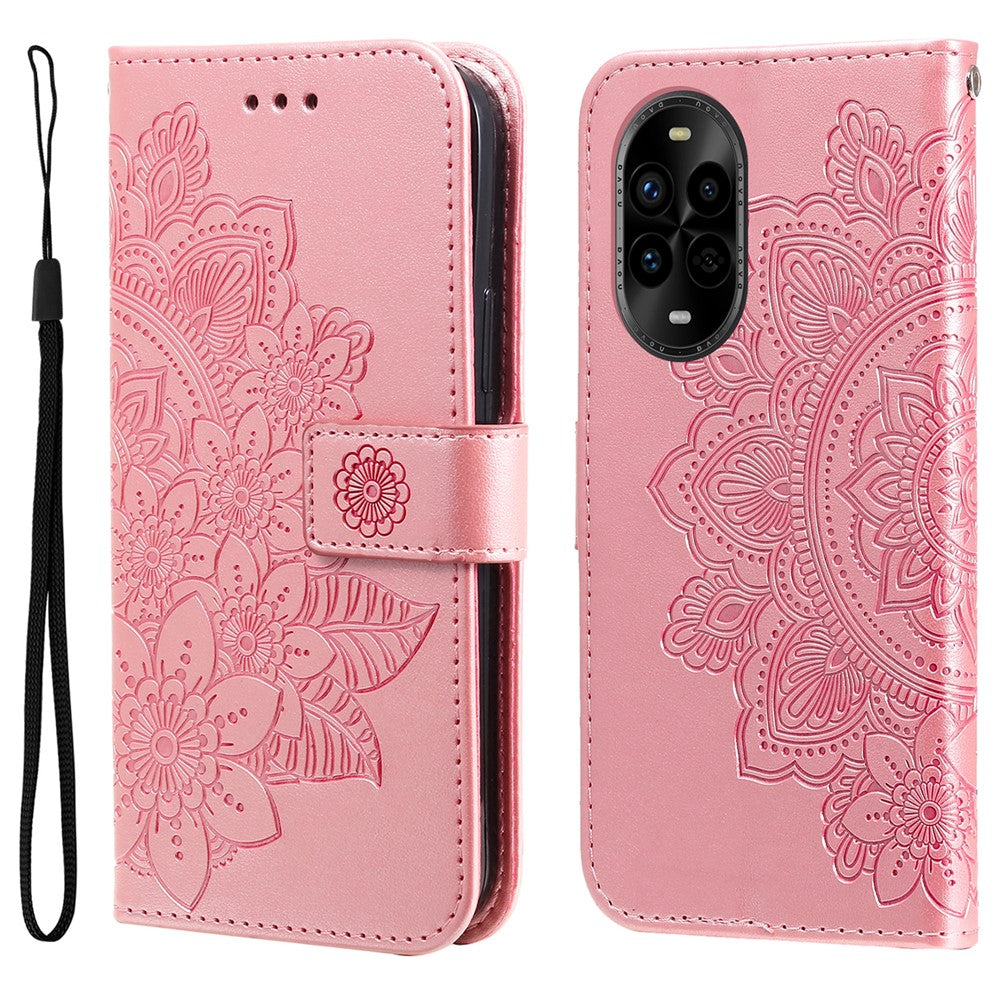 For Huawei nova 14 Pro 5G / nova 13 Pro 5G Case Floral Pattern PU Leather Wallet Stand Phone Cover