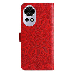Für Huawei nova 13 5G / nova 12 5G Hülle Sonnenblumen Aufdruck Leder Brieftasche Handyhülle 