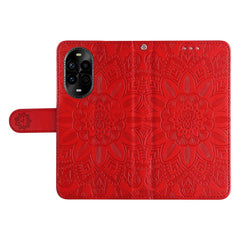 For Huawei nova 14 Pro 5G / nova 13 Pro 5G Case Sunflower Imprint Leather Wallet Phone Cover