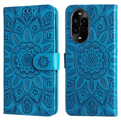 For Huawei nova 14 Pro 5G / nova 13 Pro 5G Case Sunflower Imprint Leather Wallet Phone Cover