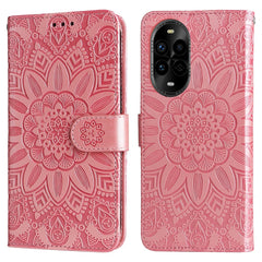 For Huawei nova 14 Pro 5G / nova 13 Pro 5G Case Sunflower Imprint Leather Wallet Phone Cover