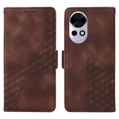 For Huawei nova 13 5G / nova 12 5G Case PU Leather Phone Cover Rhombus Starry Imprinted