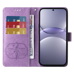 Étui portefeuille en cuir avec support pour Huawei Nova 13 5G / Nova 12 5G, motif papillon et floral 