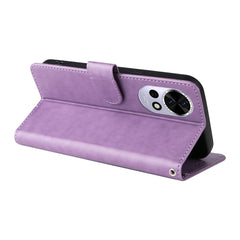 Étui portefeuille en cuir avec support pour Huawei Nova 13 5G / Nova 12 5G, motif papillon et floral 