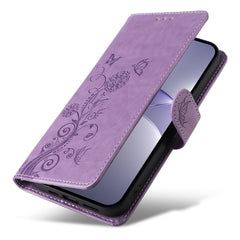 Étui portefeuille en cuir avec support pour Huawei Nova 13 5G / Nova 12 5G, motif papillon et floral 