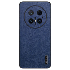 For Huawei Mate 70 Pro+ / Mate 70 Pro Case Wood Texture PU Leather Coated PC TPU Phone Cove - TechGearPal
