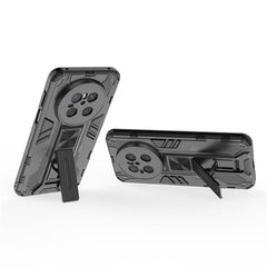 For Huawei Mate 70 Case PC + TPU Shockproof Phone Cover with Kickstand - Blac - TechGearPal