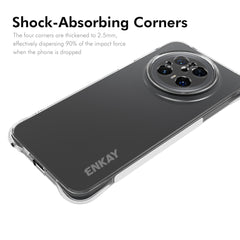 For Huawei Mate 70 Clear Phone Case ENKAY HAT PRINCE Shockproof Anti-Slip TPU Cove - TechGearPal