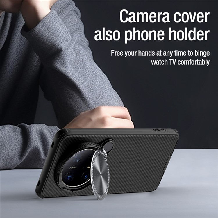 NILLKIN Camshield Prop Magnetic Series for Huawei Mate 70 Pro+  /  Mate 70 Pro Case Compatible with MagSafe PC+TPU Phone Cover with Camera Cover - TechGearPal