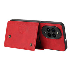 Coque pour Huawei Nova 13 Pro 5G avec emplacements pour cartes et béquille en cuir et TPU 