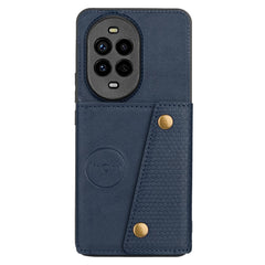 Coque pour Huawei Nova 13 Pro 5G avec emplacements pour cartes et béquille en cuir et TPU 