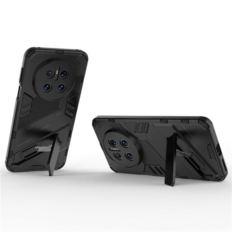 For Huawei Mate 70 Case PC + TPU Shockproof Phone Cover with Kickstan - TechGearPal