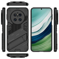 For Huawei Mate 70 Case PC + TPU Shockproof Phone Cover with Kickstan - TechGearPal
