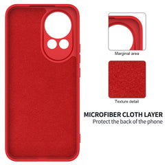 For Huawei nova 13 5G Case Liquid Silicone Phone Back Cover with Hand Strap
