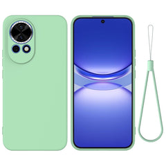 For Huawei nova 13 5G Case Liquid Silicone Phone Back Cover with Hand Strap