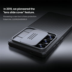 Coque NILLKIN Camshield Pro Series pour Samsung Galaxy S25 Ultra, coque coulissante en PC et TPU pour appareil photo 
