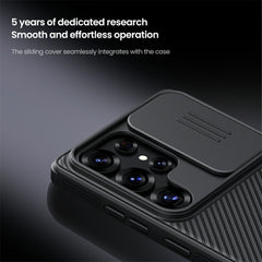 Coque NILLKIN Camshield Pro Series pour Samsung Galaxy S25 Ultra, coque coulissante en PC et TPU pour appareil photo 