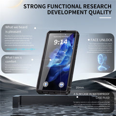 REDPEPPER For Samsung Galaxy S25 Ultra IP68 Waterproof Magnetic Case Clear Phone Cover