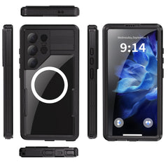 REDPEPPER For Samsung Galaxy S25 Ultra IP68 Waterproof Magnetic Case Clear Phone Cover