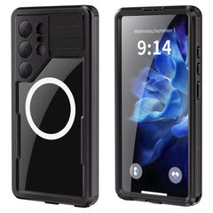 REDPEPPER For Samsung Galaxy S25 Ultra IP68 Waterproof Magnetic Case Clear Phone Cover