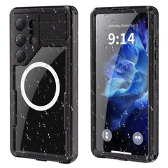 REDPEPPER For Samsung Galaxy S25 Ultra IP68 Waterproof Magnetic Case Clear Phone Cover
