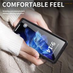REDPEPPER For Samsung Galaxy S25 Ultra IP68 Waterproof Magnetic Case Clear Phone Cover