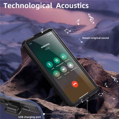 REDPEPPER For Samsung Galaxy S25 Ultra IP68 Waterproof Magnetic Case Clear Phone Cover