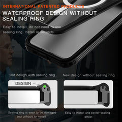 REDPEPPER For Samsung Galaxy S25 IP68 Waterproof Magnetic Case Clear Phone Cover
