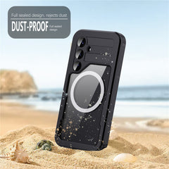 REDPEPPER For Samsung Galaxy S25 IP68 Waterproof Magnetic Case Clear Phone Cover