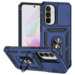 Für Samsung Galaxy A36 5G / A56 5G Hülle PC + TPU Telefonabdeckung mit Linsenschutz Ständer 