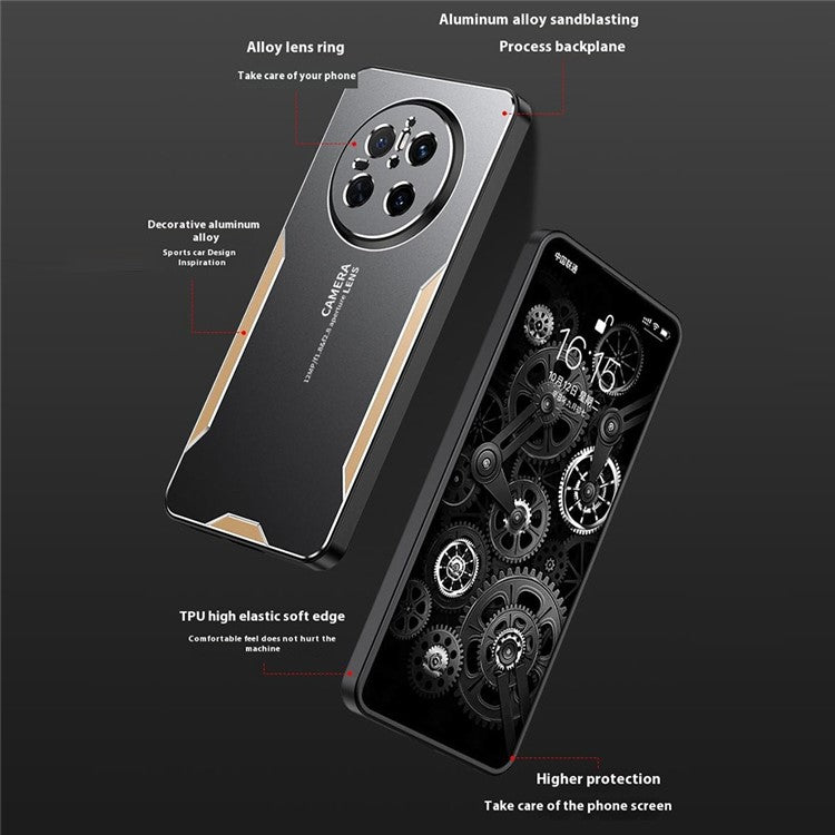 For Huawei Mate 70 Phone Case Aluminium Alloy TPU PC Back Cove - TechGearPal