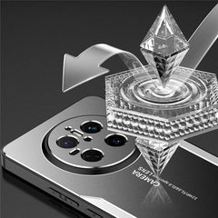 For Huawei Mate 70 Phone Case Aluminium Alloy TPU PC Back Cove - TechGearPal